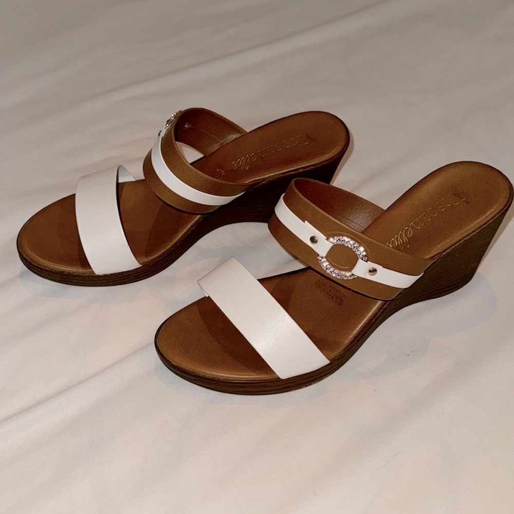 Wedge Sandel by Toscanella Made in Italy Size 10